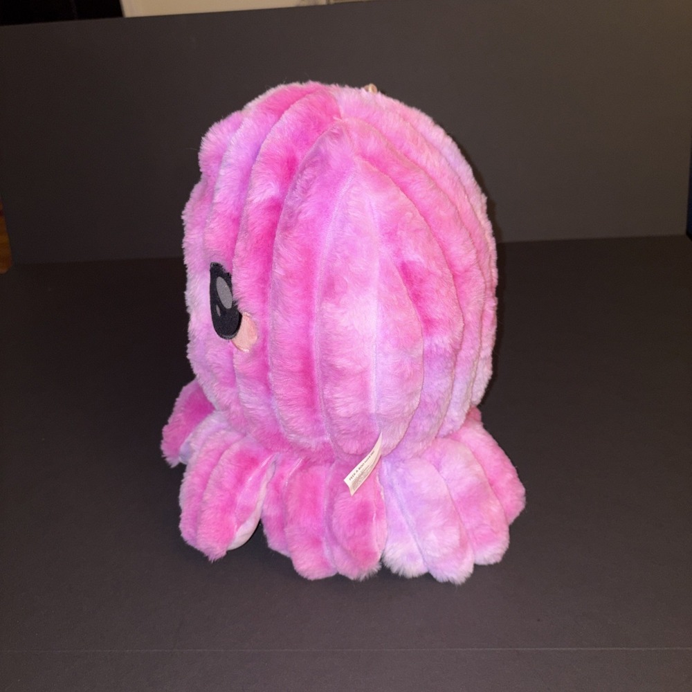 Oppy The Octopus 10" Plush Pink Stuffed Toy from Peek a Boo - Picture 2 of 5